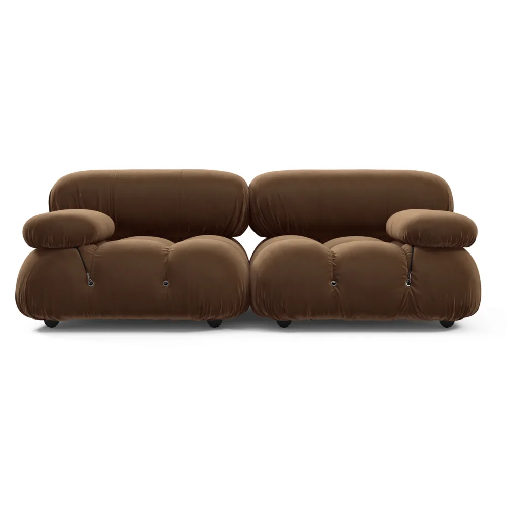 Bellini Style Modular Sofa in chocolate brown