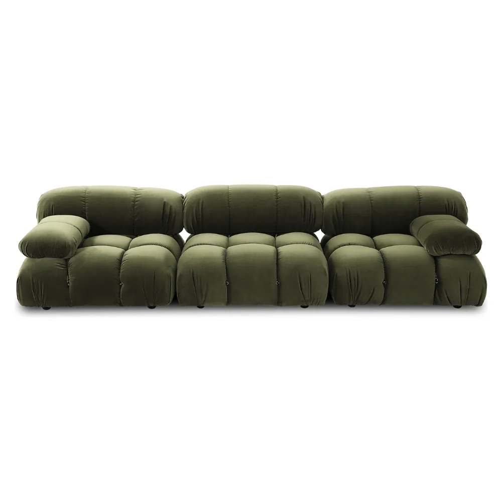 Bellini Style Modular Sofa in forest green