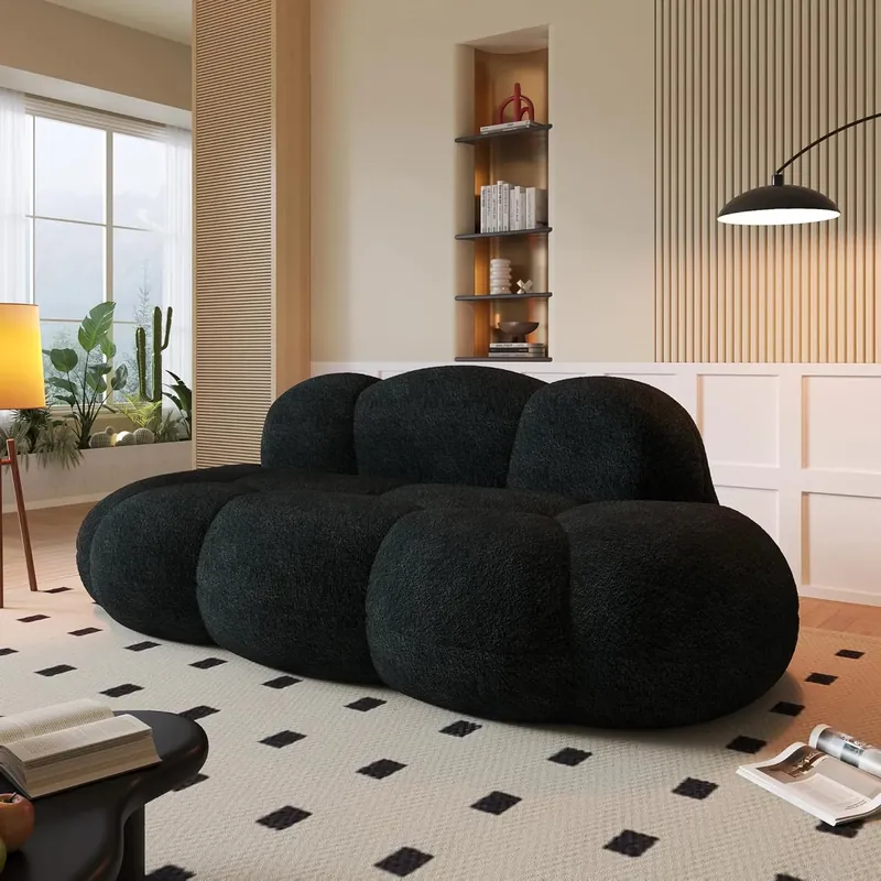The black cloud sofa, view 3
