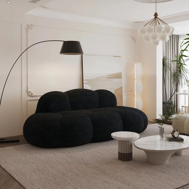 The black cloud sofa, view 4