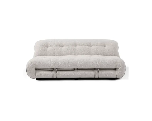 Soriana Style Two-Seater Sofa in Cream