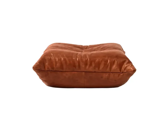 Togo Style Ottoman in cognac